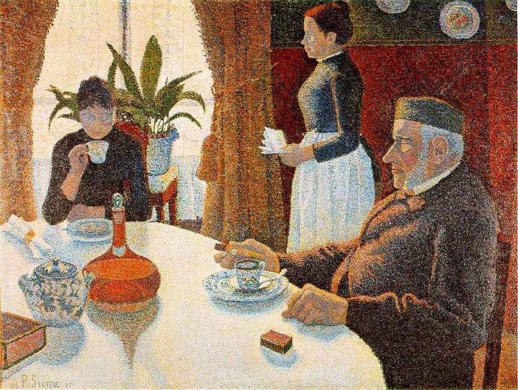 Breakfast,, Paul Signac